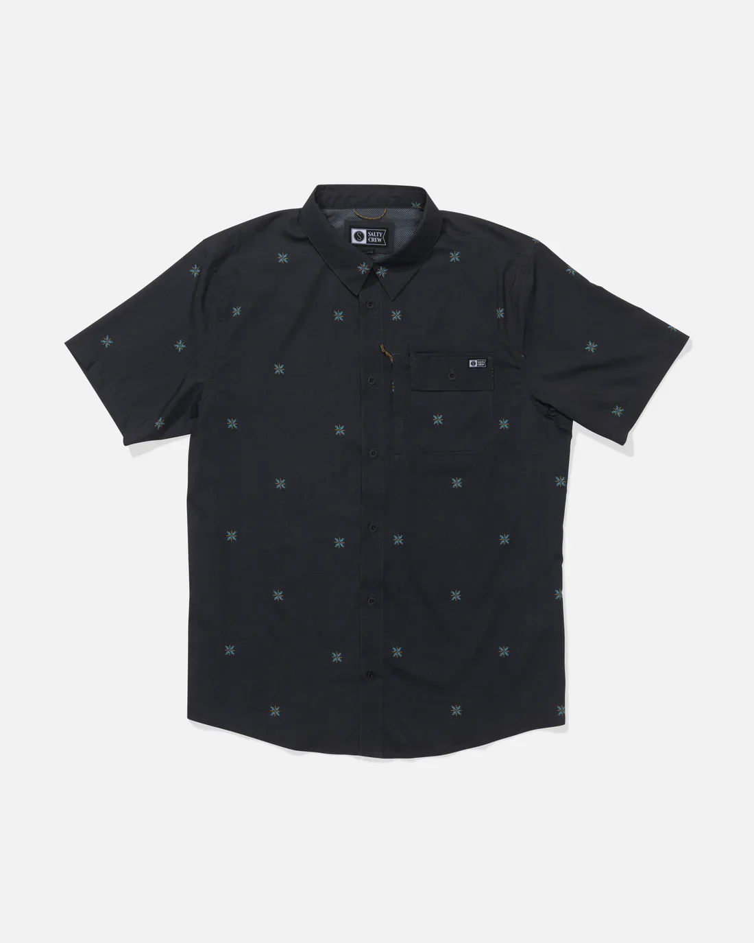 Salty Crew Flagship Uv Button Up - Phantom