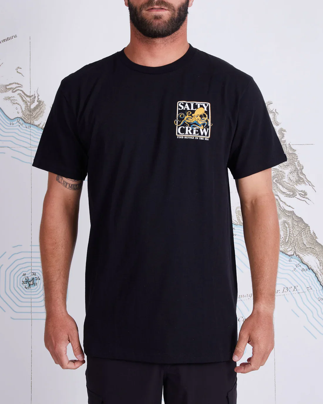 Salty Crew Ink Slinger Classic Tee - Black - Image 2