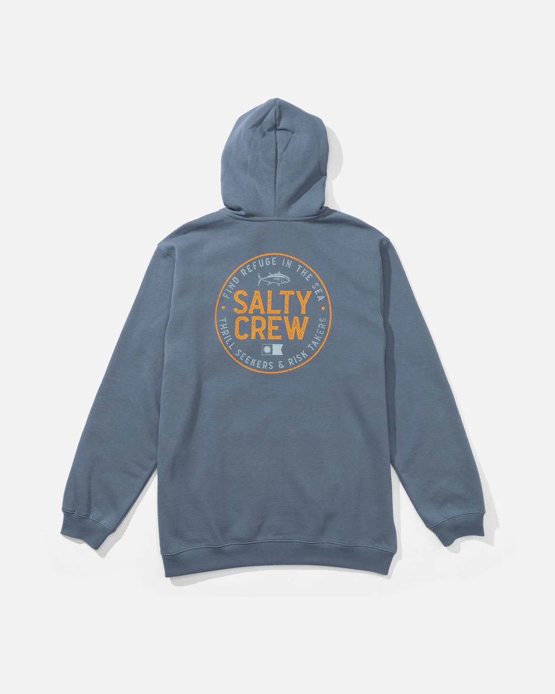 Salty Crew Legendary Zip Fleece Hoodie - SLATE