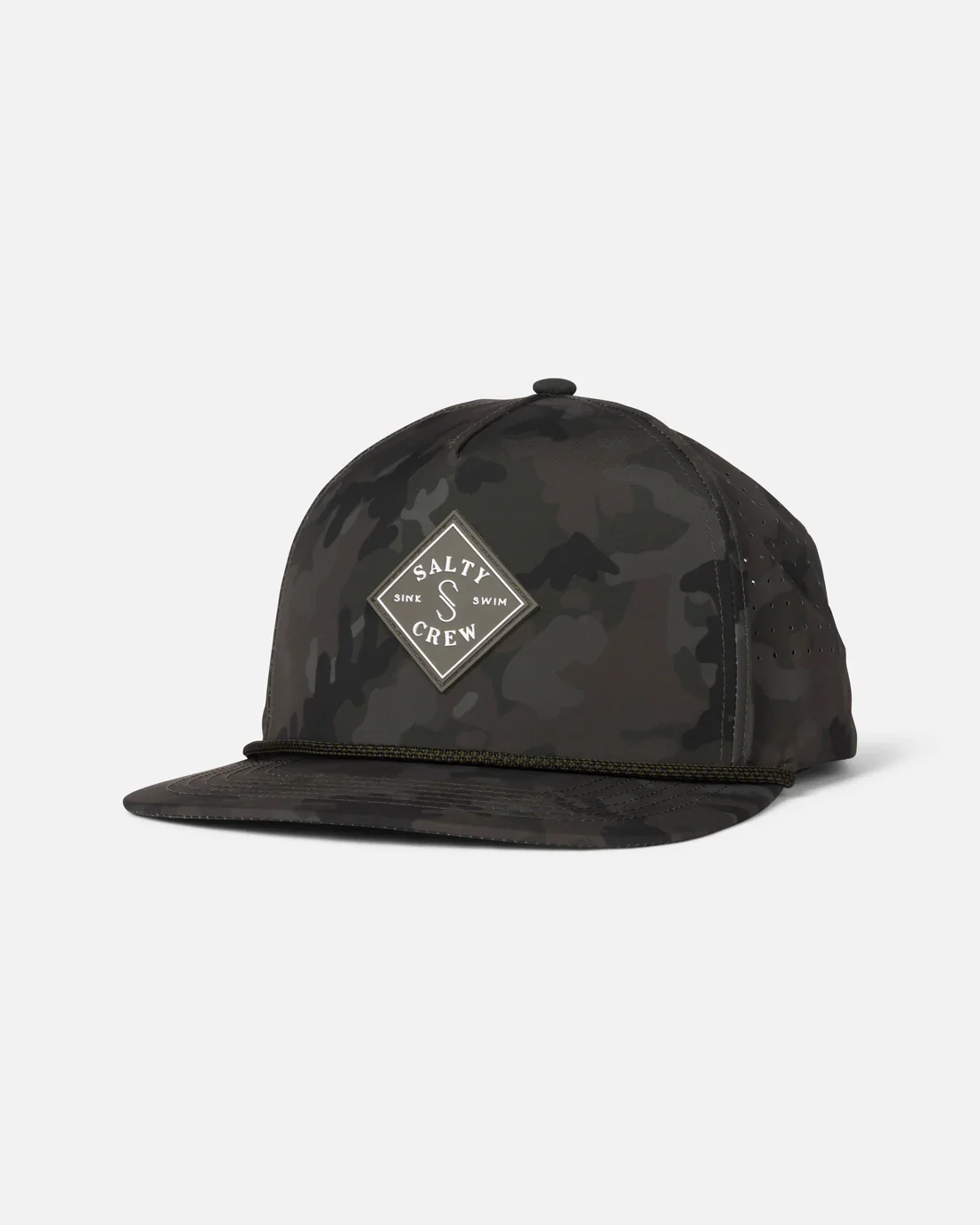 Salty Crew Long Range Snapback - Camo