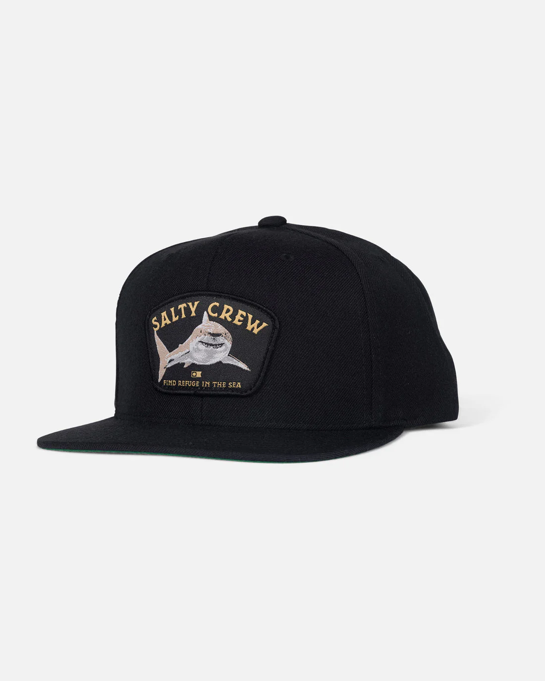 Salty Crew Lurking 6 Panel Hat - BLACK