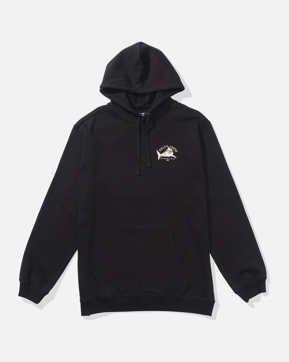 Salty Crew Lurking Fleece Hoodie - BLACK - Image 2