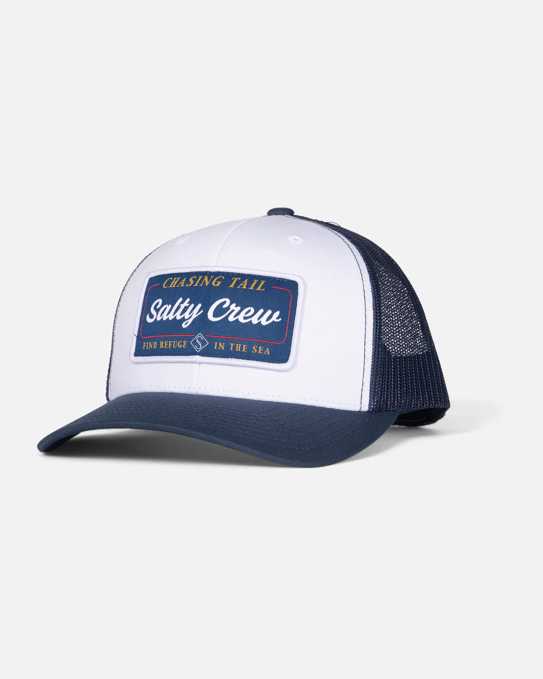 Salty Crew Marina Retro Trucker Hat - WHITE/BLUE