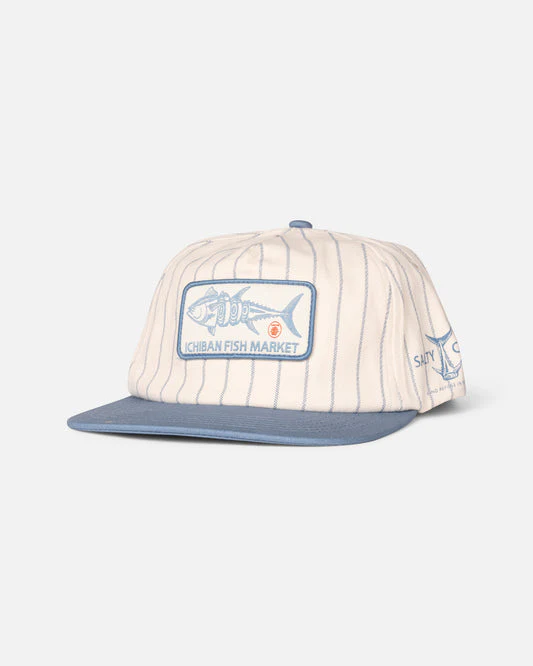 Salty Crew Men's Fish Market Snapback - Off White/Slate