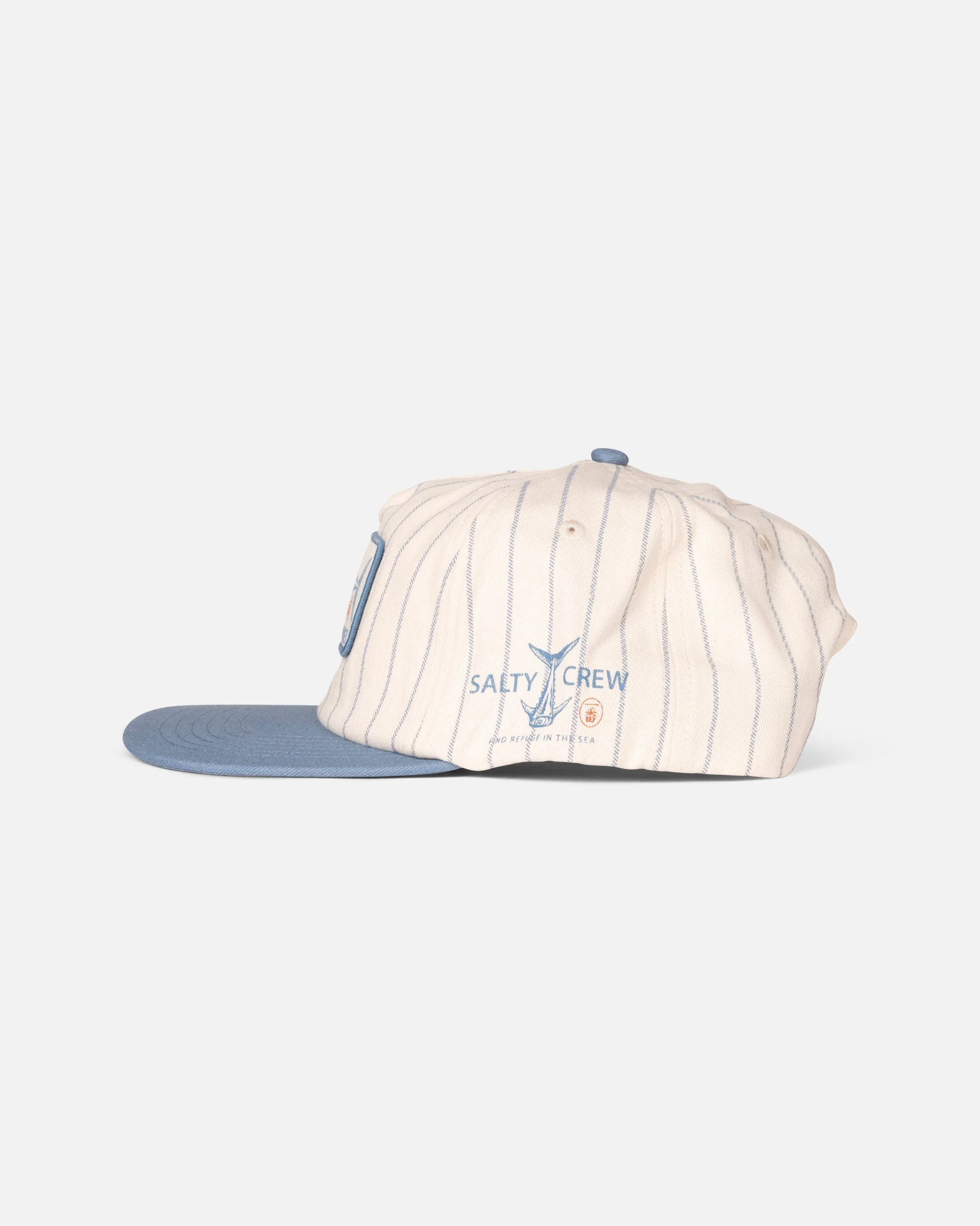Salty Crew Men's Fish Market Snapback - Off White/Slate - Image 2