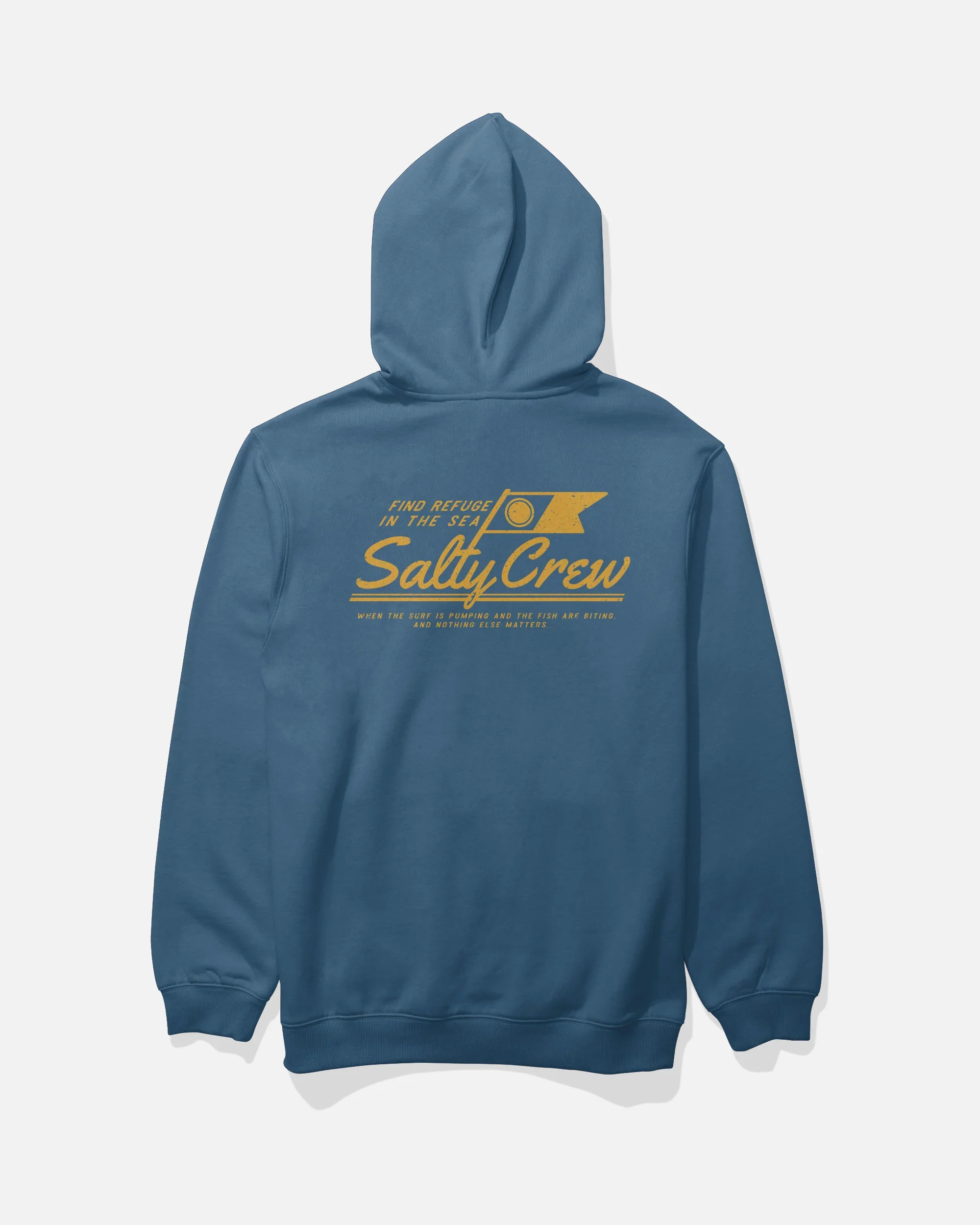 Salty Crew Men's Original Fleece Hoodie - Cast Blue