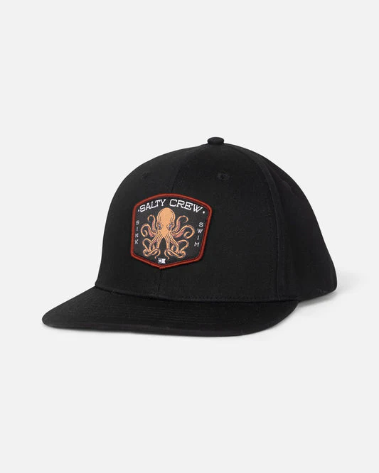 Salty Crew Men's Tako Club Snapback - Black