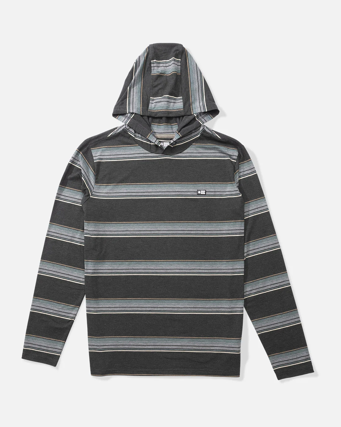 Salty Crew Stacked Up UV Sunshirt Hoodie - COAL
