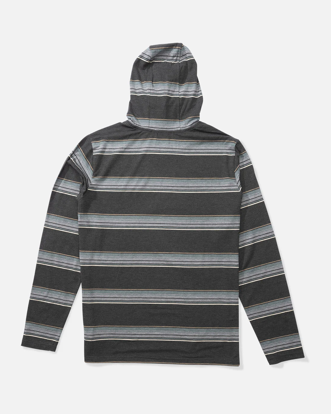 Salty Crew Stacked Up UV Sunshirt Hoodie - COAL - Image 2