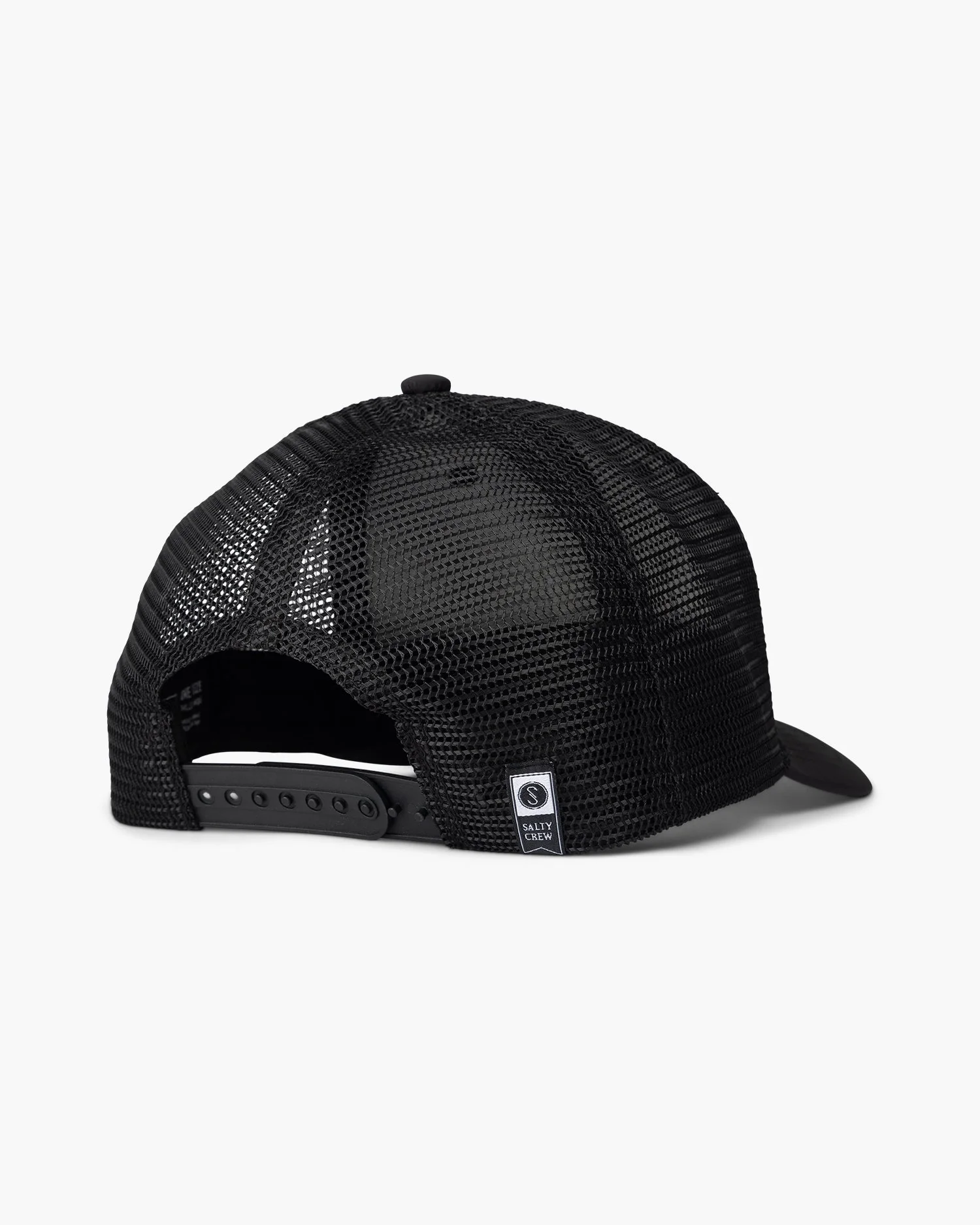 Salty Crew Steadfast Retro Trucker Hat - BLACK - Image 2