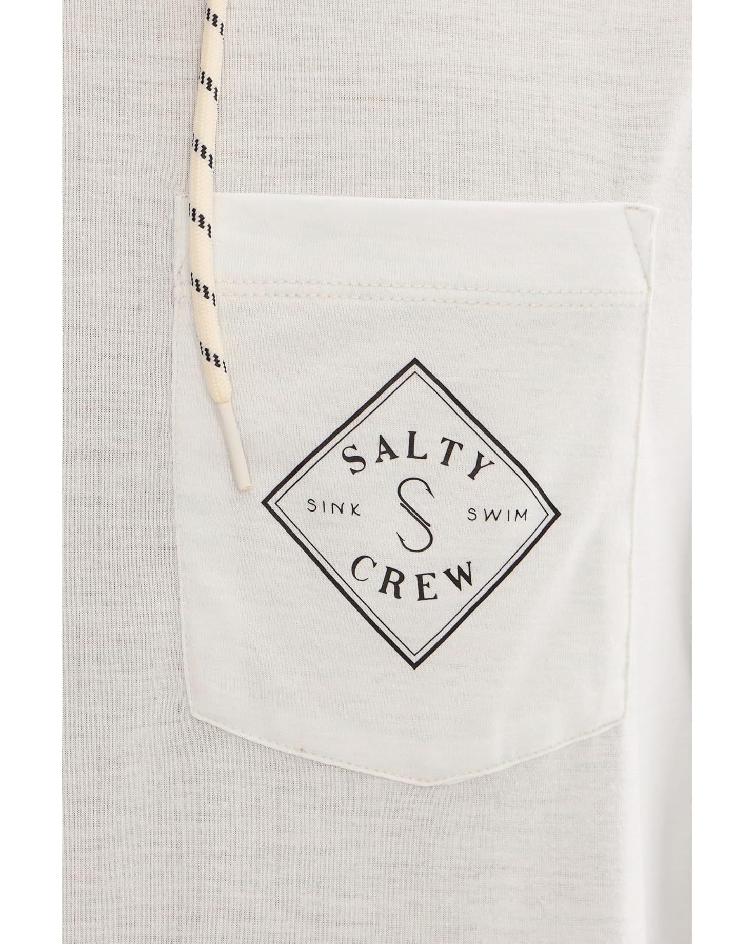 Salty Crew Tippet Pocket Uv Hoodie Sun Shirt - White - Image 4