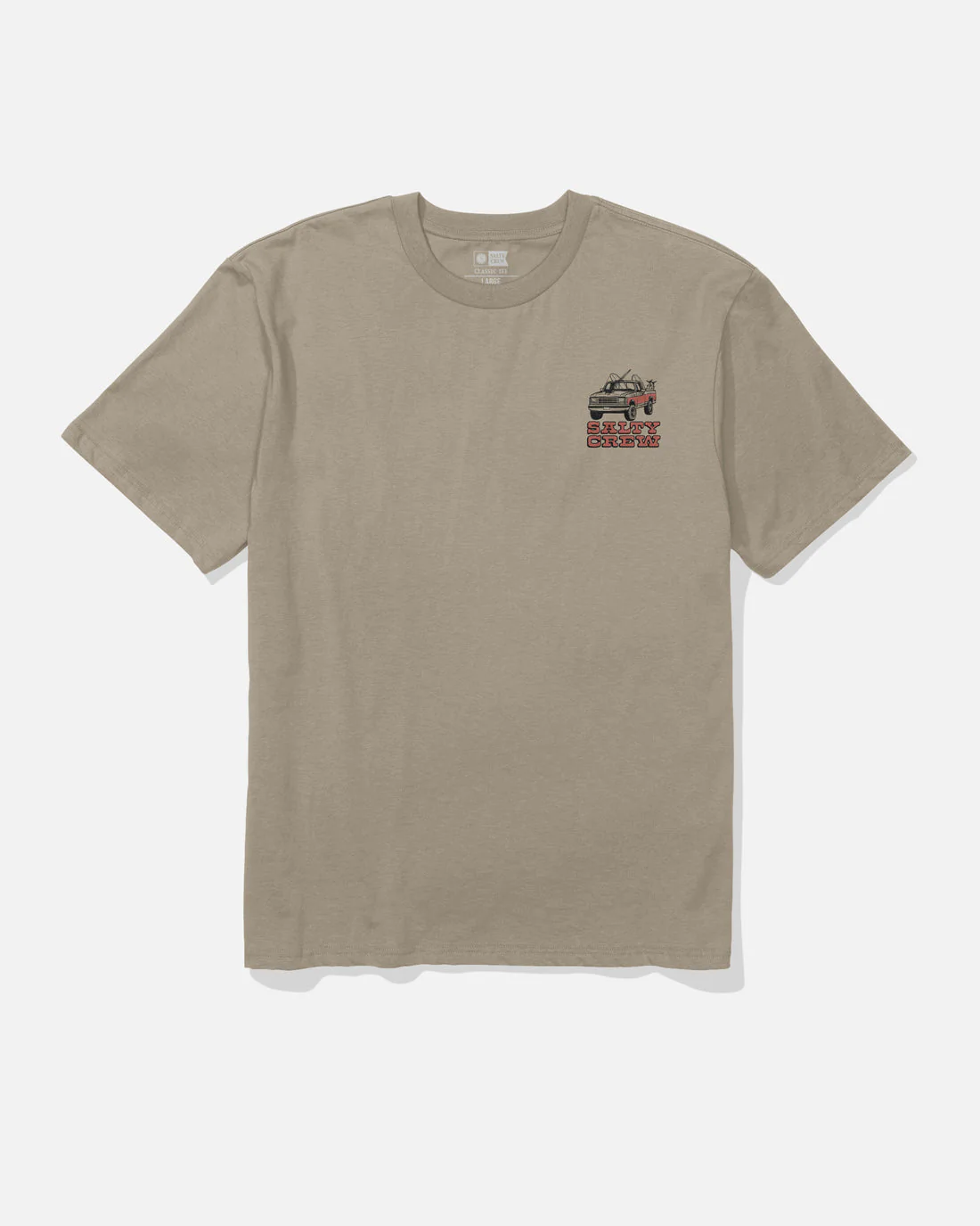 Salty Crew Truck Stop Classic Tee - Twig - Image 2