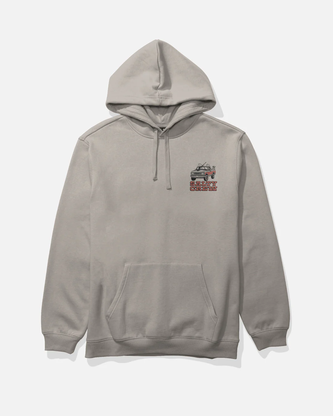 Salty Crew Truck Stop Fleece Hoodie - Stone - Image 2
