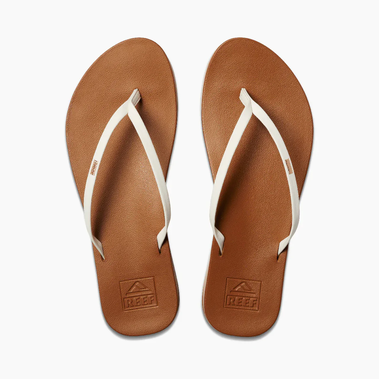 REEF SAN CUSHION SLIM - WHITE/TAN