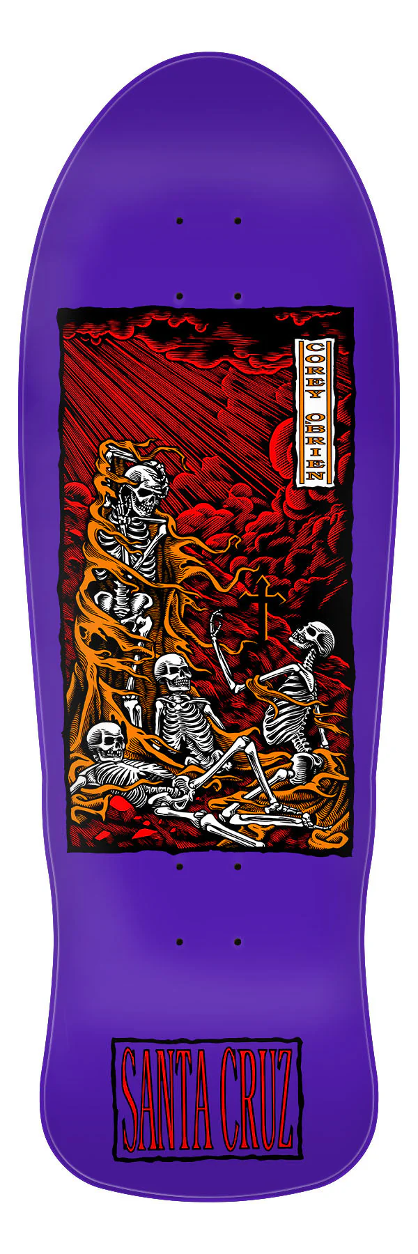 Santa Cruz 9.85in OBrien Purgatory Reissue Skateboard Deck - ASSORTED