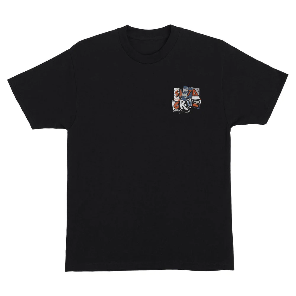 Santa Cruz Kickback Mens T-Shirt - BLACK - Image 2
