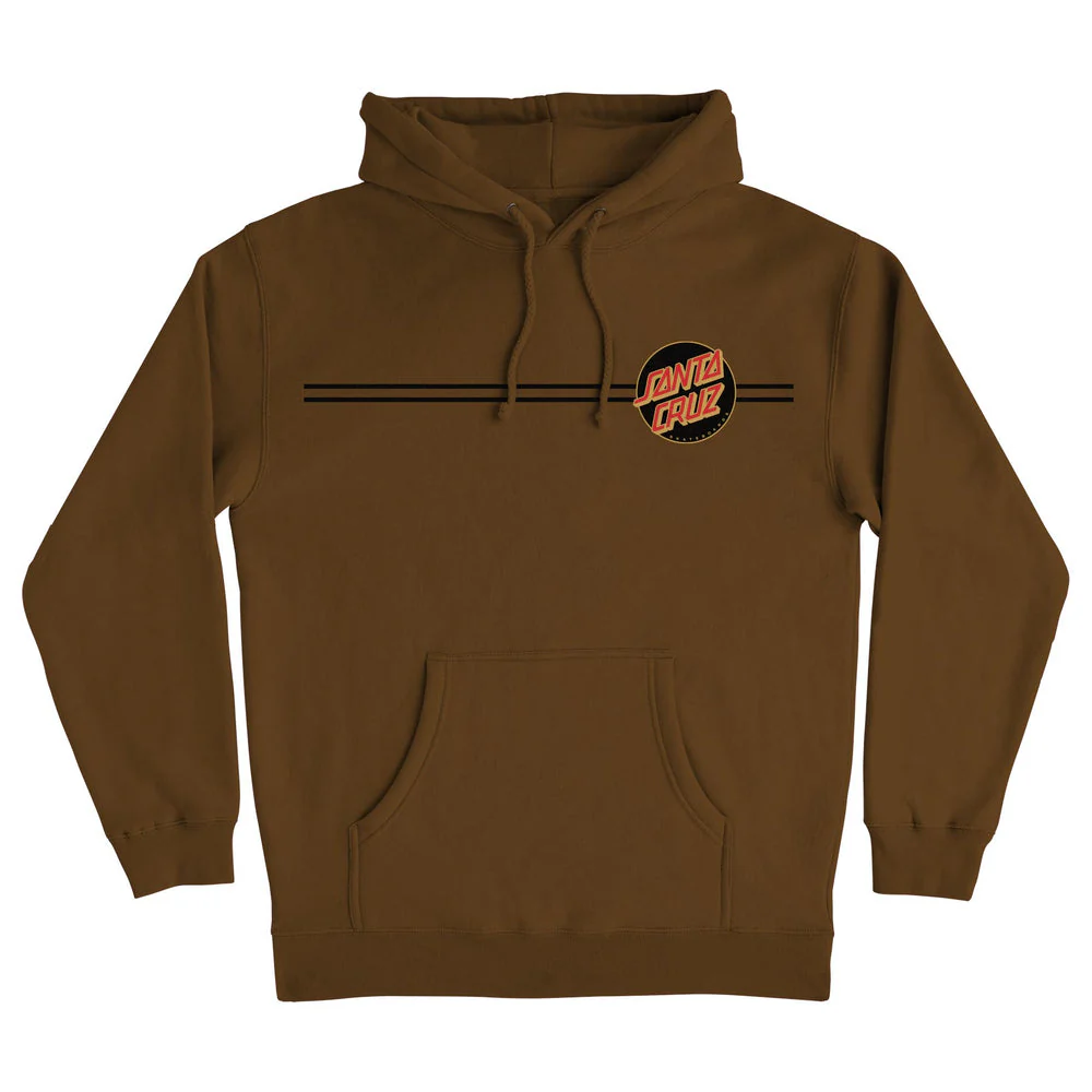 Santa Cruz Other Dot Mens Hoodie - BROWN/BLACK SUNSET - Image 2
