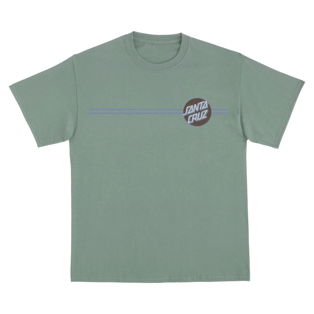 Santa Cruz Other Dot Mens T-Shirt - GREEN/BROWN - Image 2