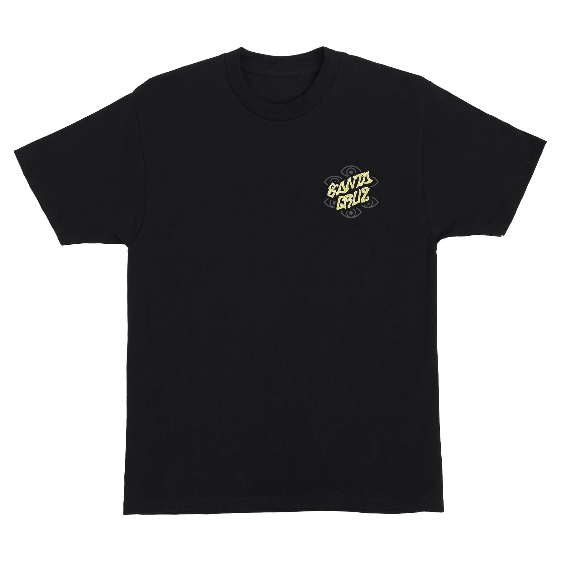 Santa Cruz Salba Eyes Dot Men's T-Shirt - BLACK - Image 2