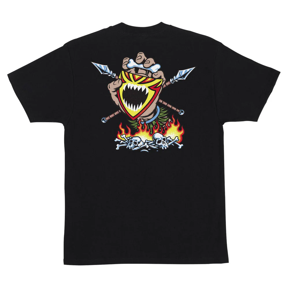 Santa Cruz Salba Screaming Witch Doctor Men's T-Shirt - BLACK