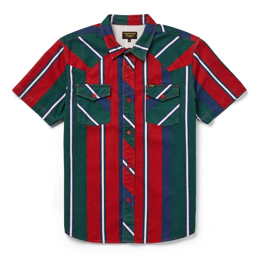 Seager Amarillo Short Sleeve Shirt - Mattson Stripe