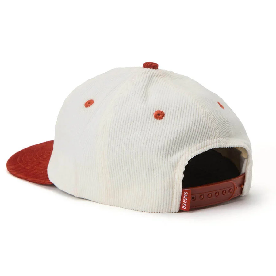 Seager Big Red/White/Blue Coduroy Snapback - Red/White/Blue - Image 2