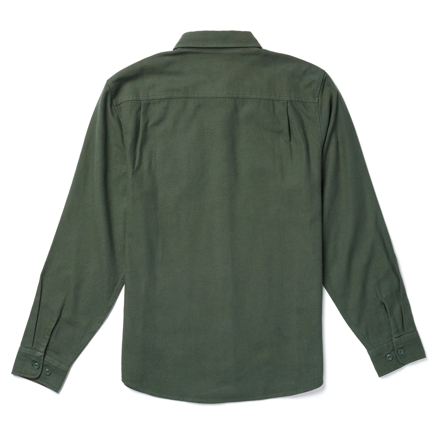 SEAGER Calico Flannel - DARK MOSS - Image 3