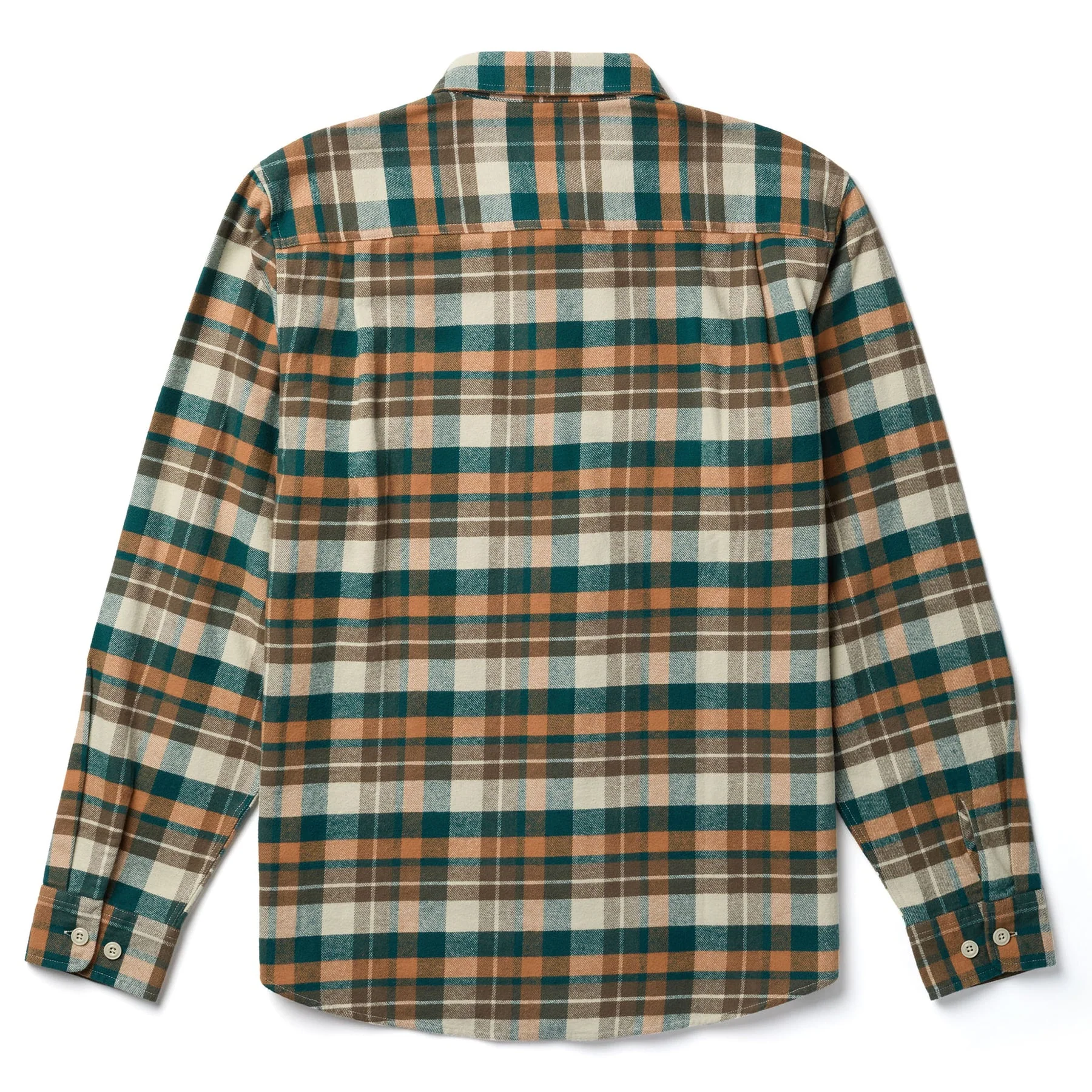 SEAGER Calico Flannel - OLIVE HARVEST - Image 3