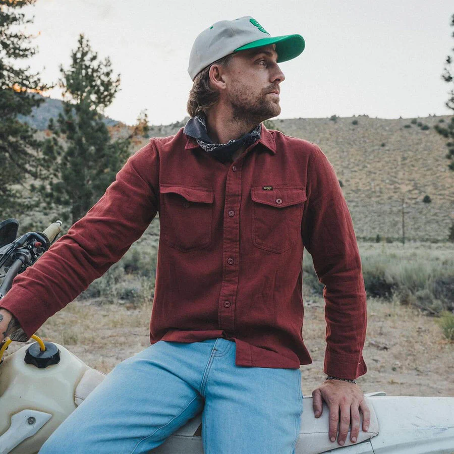 Seager Calico Flannel - Red Rock - Image 2