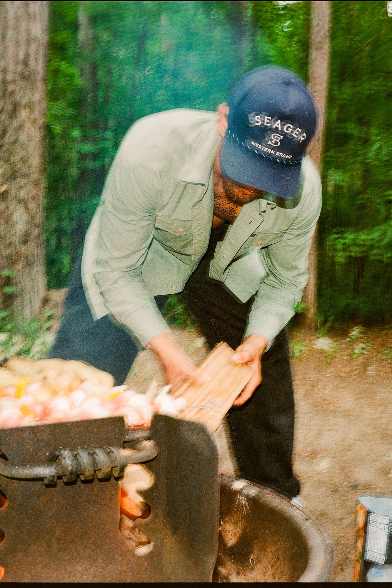 SEAGER CHIEF OVERSHIRT - FADED PINE/GREEN