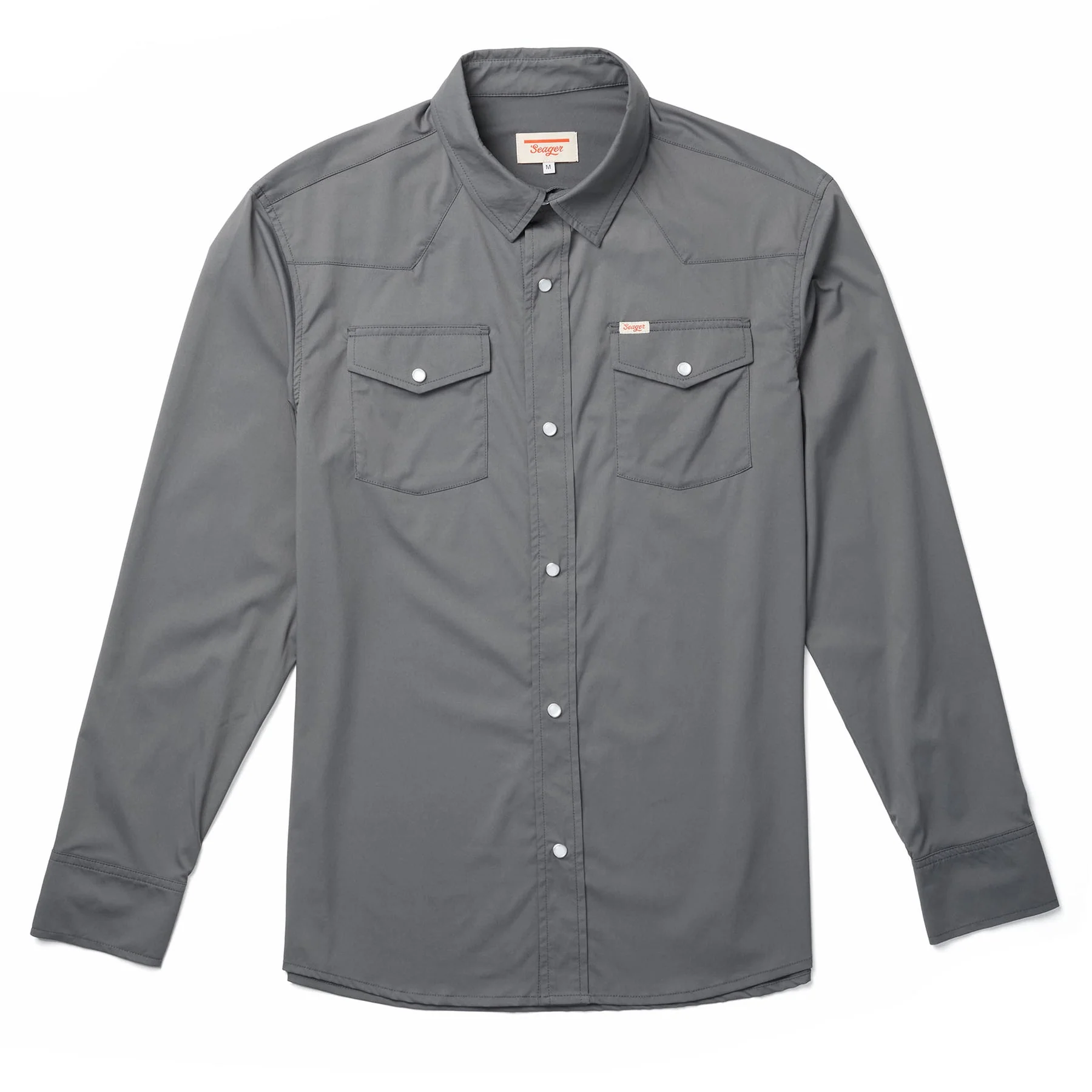 SEAGER El Ranchero L/S Shirt - CHARCOAL GREY - Image 2