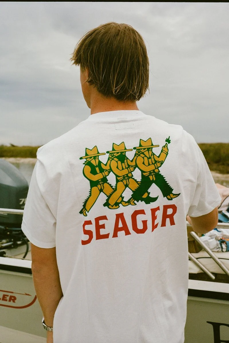 Seager Finger Guns Tee - WHITE - Image 3