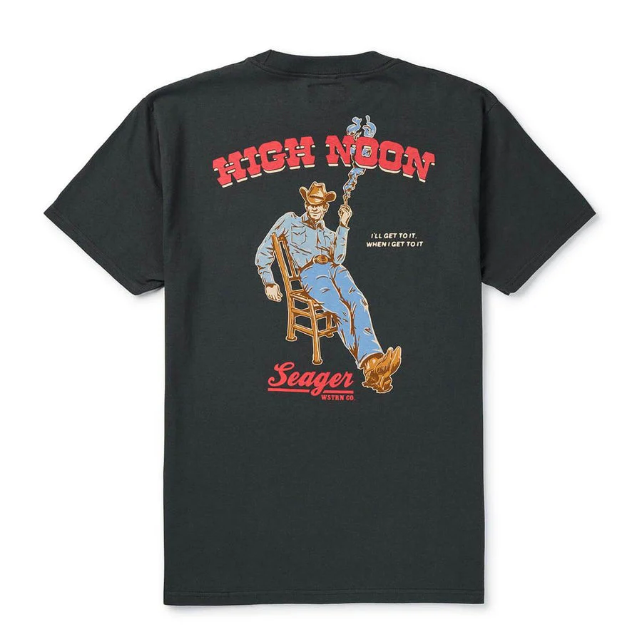 Seager High Noon Tee - Vintage Black