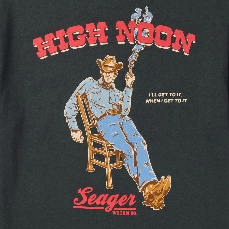 Seager High Noon Tee - Vintage Black - Image 3