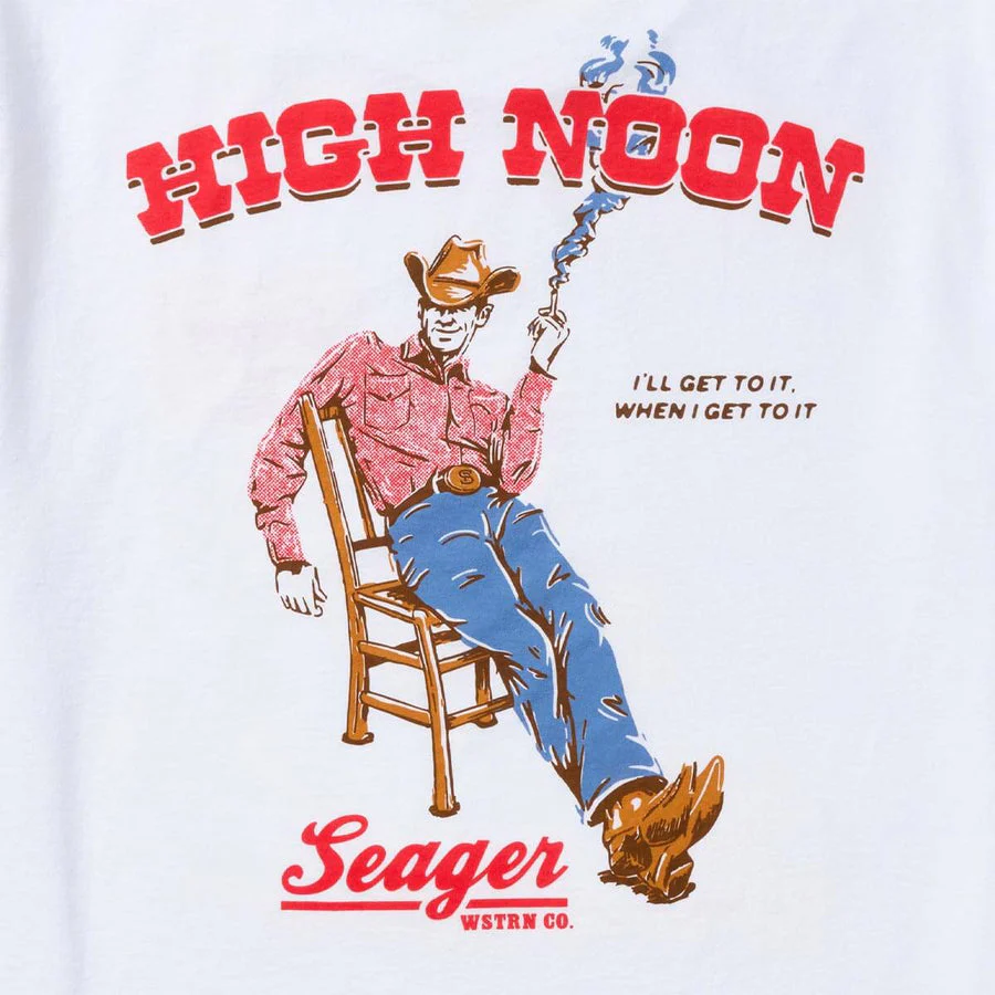 Seager High Noon Tee - White - Image 3