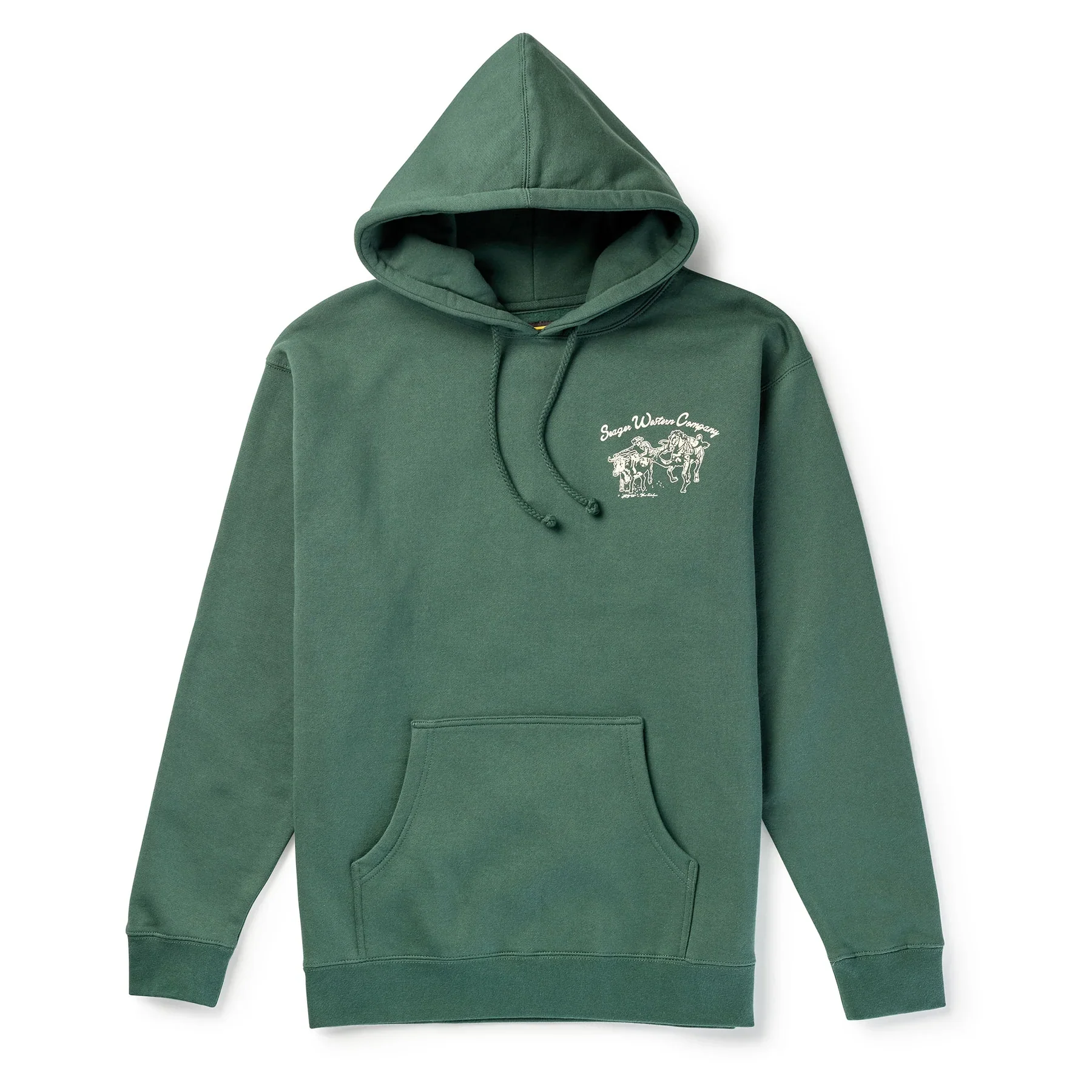 Seager Los Rios Mid-Weight Hoodie - GREEN - Image 2