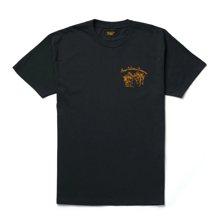 Seager Los Rios Tee - Vintage Black - Image 2