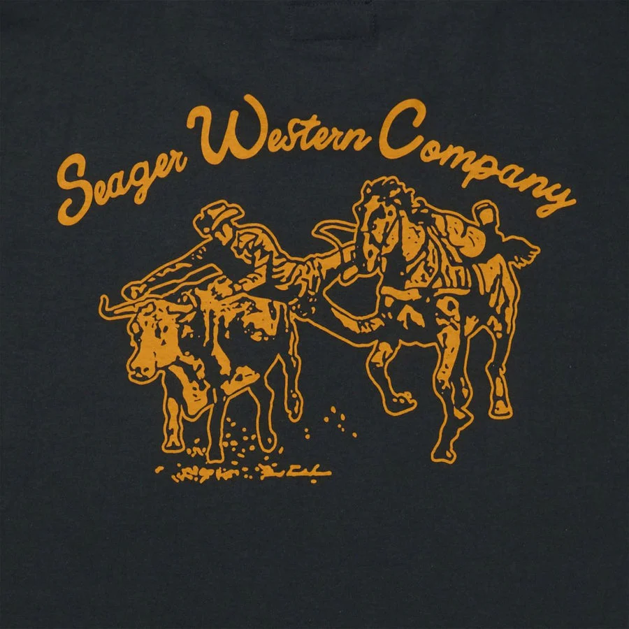 Seager Los Rios Tee - Vintage Black - Image 3