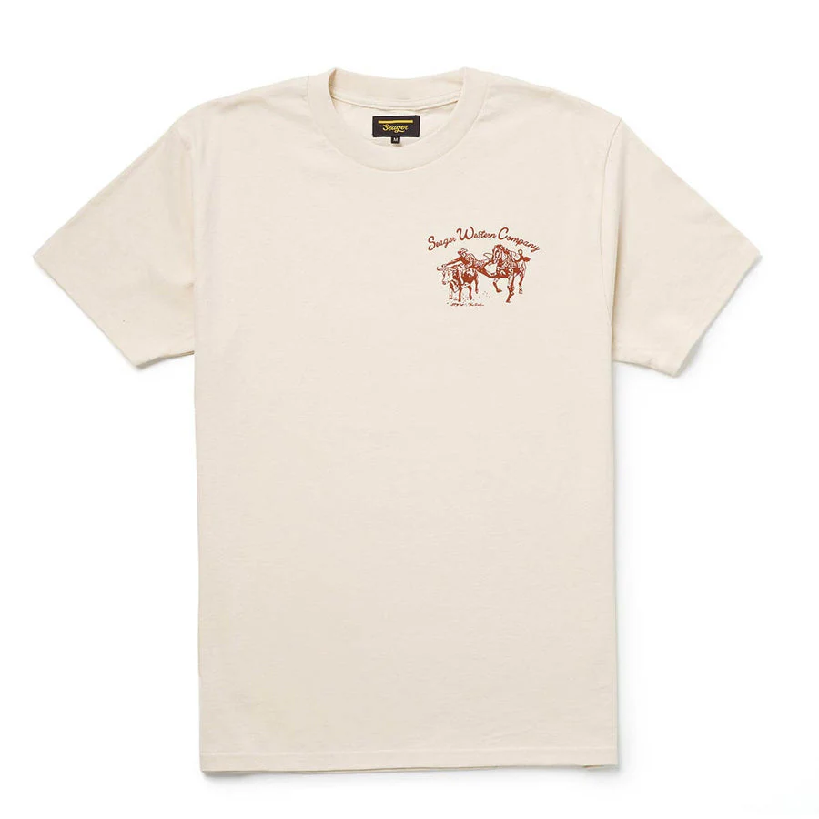 Seager Los Rios Tee - Vintage White - Image 2