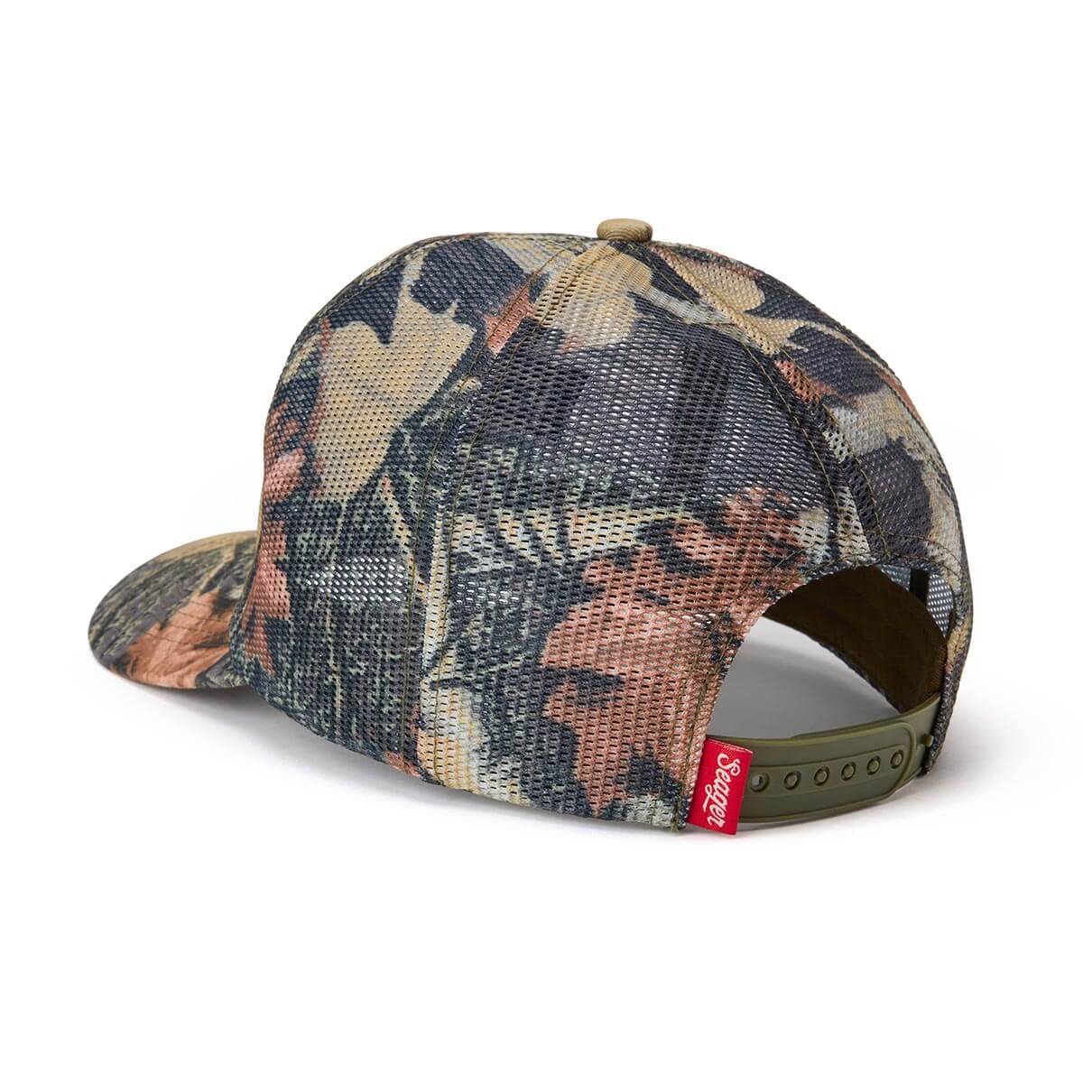 Seager Men's Sportsman Mesh Trucker Snapback SJC Camo - Camo-Sjc - Image 3