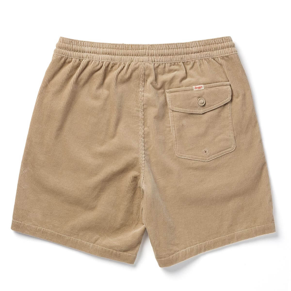 Seager Men's Yuma Corduroy Shorts - Stone - Image 2