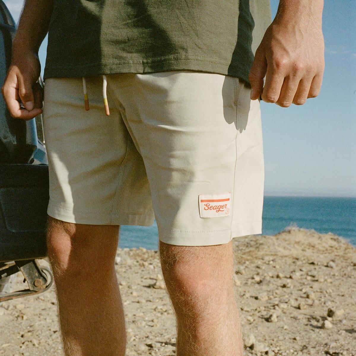 Seager Men's Yuma Nylon Shorts - Tidal Foam - Image 3