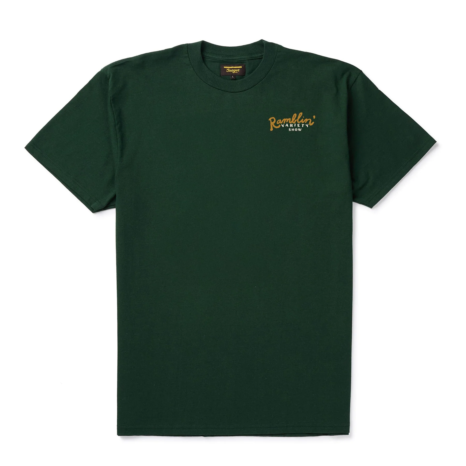Seager Ramblin' Variety Show Tee - GREEN - Image 2