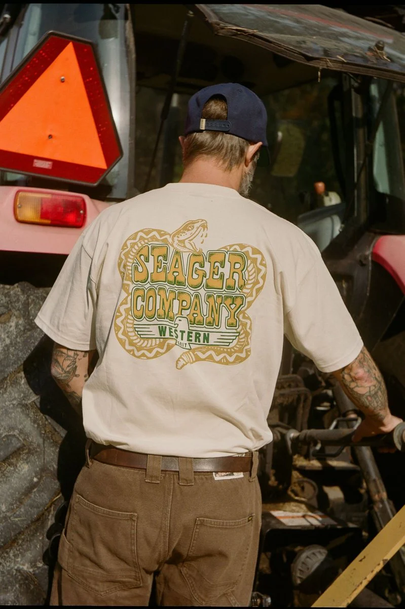 Seager Rattler Tee - VINTAGE WHITE - Image 3