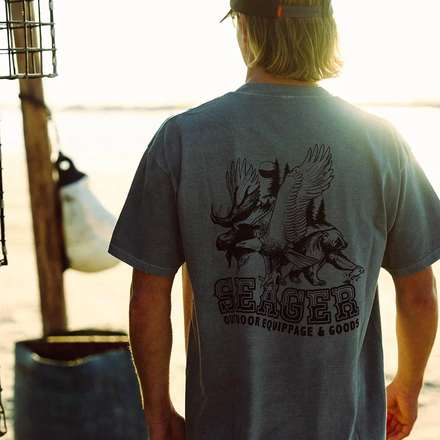 Seager Reserve Tee - Pigment Grey - Image 3