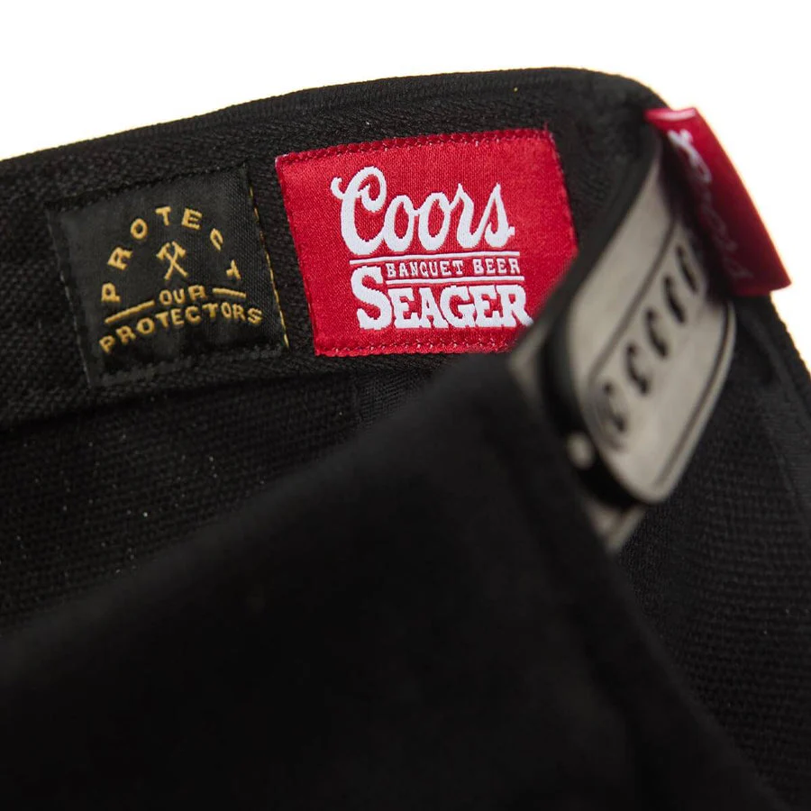 Seager Seager X Coors Banquet Brave Snapback - Black - Image 4
