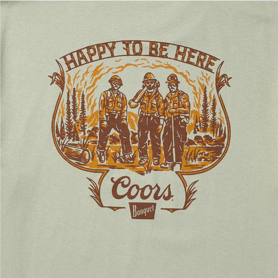 Seager Seager X Coors Banquet Hotshots Tee - Desert Green - Image 3