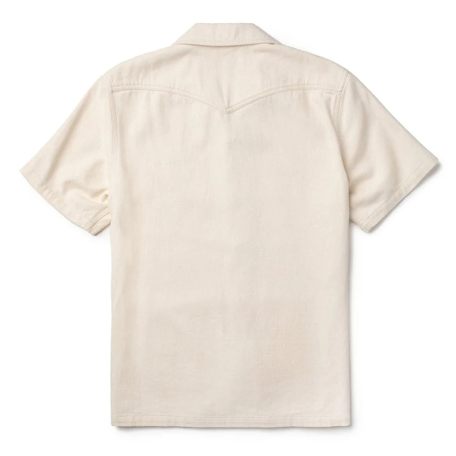 Seager Southpaw Whippersnapper Short Sleeve Shirt - Natural - Image 2