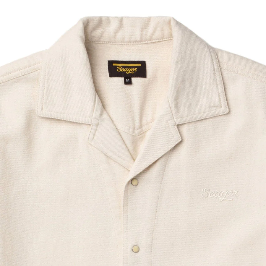 Seager Southpaw Whippersnapper Short Sleeve Shirt - Natural - Image 3