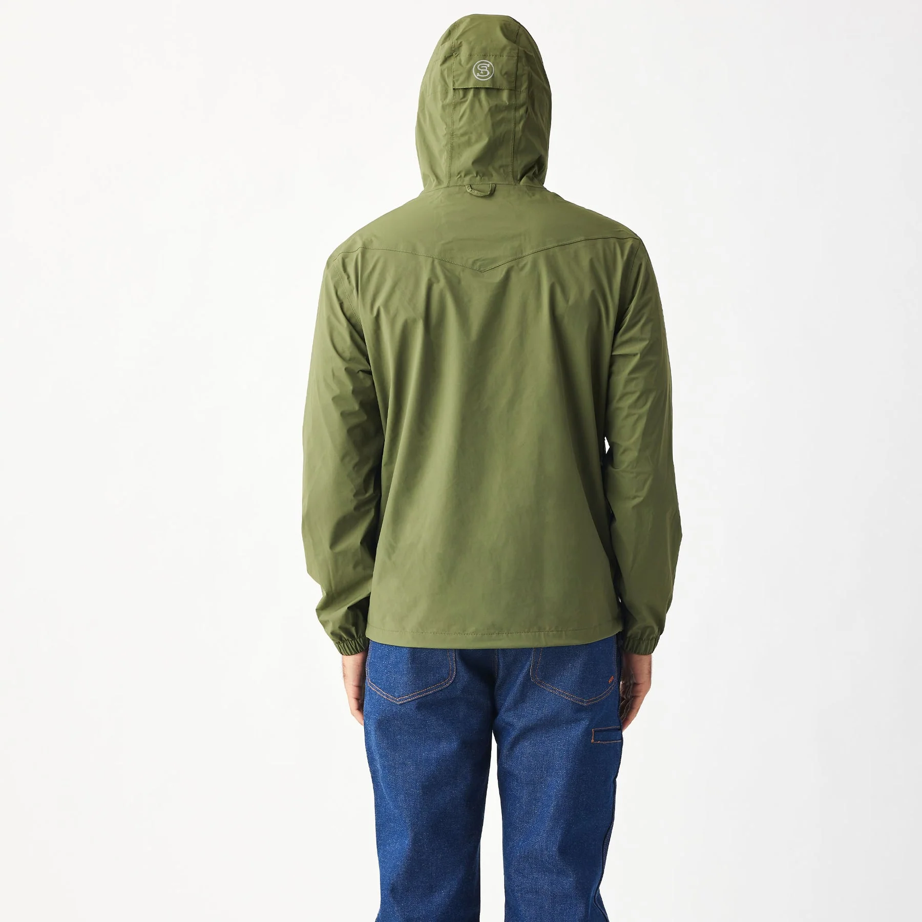Seager Thundercloud Rain Jacket - OLIVE - Image 3